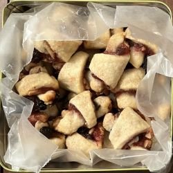 Raspberry Walnut Rugelach